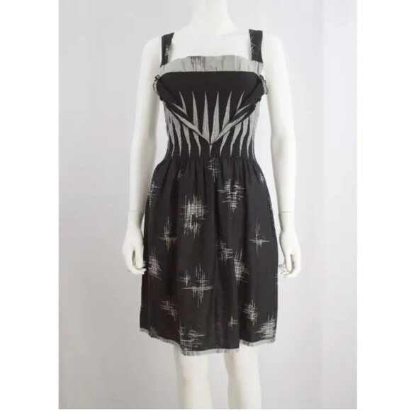 Marithe Francois Girbaud Black and Gray Dress - Picture 3 of 7